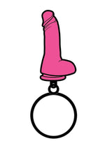 Load image into Gallery viewer, Dildo Pink Keychain