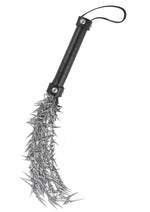 Load image into Gallery viewer, Dominant Submissive Collection Ultimate Spiked Chain Whip - Metal/Silver