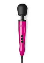 Load image into Gallery viewer, Doxy Die Cast Wand Metal Plug-In Vibrating Body Massager - Hot Pink/Metal/Pink