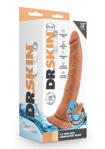 Load image into Gallery viewer, Dr. Skin Glide Self Lubricating Dildo - Caramel - 7.5in
