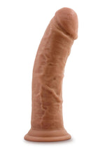 Load image into Gallery viewer, Dr. Skin Glide Self Lubricating Dildo - Caramel/Mocha - 8in