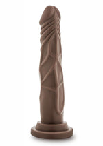 Load image into Gallery viewer, Dr. Skin Dr. Carter Silicone Dildo with Suction Cup - Chocolate - 7.5in
