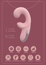 Load image into Gallery viewer, Dreamtoys Glam Flexible Duo Vibrator - Pink