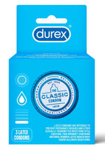 Load image into Gallery viewer, Durex Classic Latex Condoms - 3-Pack