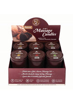 Load image into Gallery viewer, Earthly Body 2024 Holiday Xmas Collection 3 In 1 Massage Candles - Santa Came Early, Oh, Oh, Oh, Stuff My Stocking (12 6oz Tins - Display/Tester