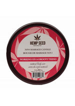 Load image into Gallery viewer, Earthly Body Hemp Seed 3 In 1 Massage Candle - Working On A Groovy Thing