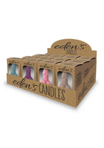 Load image into Gallery viewer, Eden's Candle Vanilla Scented Penis - Assorted Colors - 12 Per Display