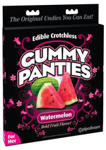 Load image into Gallery viewer, Edible Crotchless Gummy Panties - Watermelon - Green