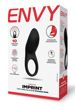 Load image into Gallery viewer, Envy Imprint Textured Stamina Ring - Black