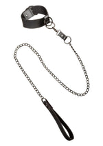 Load image into Gallery viewer, Euphoria Collection Collar with Chain Leash - Black