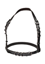 Load image into Gallery viewer, Euphoria Collection Halter Buckle Harness - Black - One Size