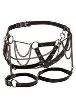 Load image into Gallery viewer, Euphoria Collection Thigh Harness with Chains - Black