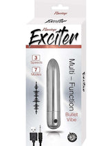 Load image into Gallery viewer, Exciter Multi Function Rechargeable Bullet - Silver