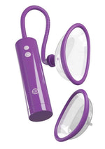 Load image into Gallery viewer, Fantasy For Her Rechargeable Pleasure Pump Kit with Remote Control - Clear/Purple