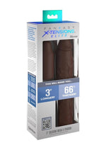 Load image into Gallery viewer, Fantasy X-Tensions Elite Silicone 9in Sleeve with 3in Plug - Chocolate