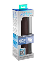 Load image into Gallery viewer, Fantasy X-Tensions Elite Silicone Uncut Extension Sleeve - Chocolate - 7in