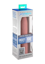 Load image into Gallery viewer, Fantasy X-Tensions Elite Silicone Uncut Extension Sleeve - Vanilla - 7in