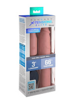 Load image into Gallery viewer, Fantasy X-Tensions Elite Silicone Vibrating 9in Sleeve with 3in Plug and Remote - Vanilla