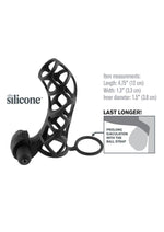 Load image into Gallery viewer, Fantasy X-Tensions Silicone Extreme Power Vibrating Cock Cage - Black