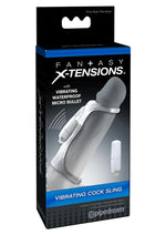 Load image into Gallery viewer, Fantasy X-Tensions Vibrating Cock Sling Sleeve Waterproof - Clear - 5.5in