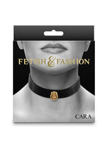 Load image into Gallery viewer, Fetish and Fashion Cara Collar - Black/Gold