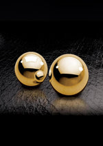 Load image into Gallery viewer, Fetish Fantasy Gold Ben-Wa Balls - Gold/Metal - .75in Diameter