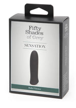 Load image into Gallery viewer, Fifty Shades Of Grey Sensation Rechargeable Silicone Bullet Vibrator - Black