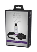 Load image into Gallery viewer, Fifty Shades Of Grey X We-Vibe Moving As One Rechargeable Silicone Couples Kit - Black