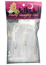 Load image into Gallery viewer, Flashy Naughty Veil - White