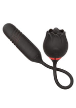 Load image into Gallery viewer, French Kiss Elite Romeo Rechargeable Silicone Vibrator with Clitoral Stimulator - Black