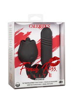 Load image into Gallery viewer, French Kiss Elite Romeo Rechargeable Silicone Vibrator with Clitoral Stimulator - Black