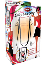 Load image into Gallery viewer, Frisky D' Luxe Entry Sex Sling - Black