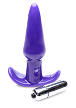 Load image into Gallery viewer, Frisky Thrilling Purple Smooth Anal Plug - Purple