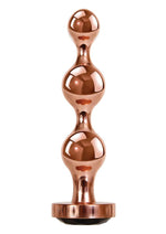 Load image into Gallery viewer, Gender X Gold Digger Anal Plug - Black/Rose Gold - Large