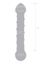 Load image into Gallery viewer, Glass Spiral Glass Textured Dildo