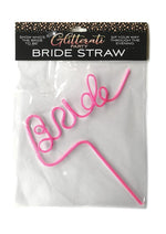 Load image into Gallery viewer, Glitterati Bride Twisty Straw - Pink