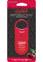 Load image into Gallery viewer, Goodhead Deep Throat To-Go Oral Anesthetic Spray Cherry - .33oz