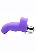 Load image into Gallery viewer, Gossip Thrill-Her Silicone Finger Vibrator - Purple