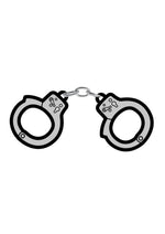 Load image into Gallery viewer, Handcuffs Enamel Pin - Black/Silver