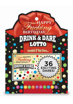 Load image into Gallery viewer, Happy F'n Birthday Lotto Dare Game