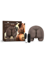 Load image into Gallery viewer, Hot Chocolate Luscious Tiana Vibrating Life Sized Masturbator - Butt - Brown/Chocolate