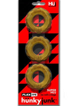 Load image into Gallery viewer, Hunkyjunk Huj Cockrings - Bronze Metal - 3 Pack