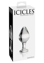 Load image into Gallery viewer, Icicles No. 25 Glass Anal Plug - Clear