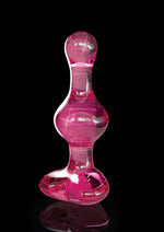 Load image into Gallery viewer, Icicles No 75 Beaded Heart Shaped Glass Anal Plug - Pink