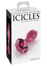 Load image into Gallery viewer, Icicles No 79 Glass Anal Plug - Pink