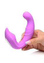 Load image into Gallery viewer, Inmi 5x Come Hither Rechargeable Silicone Vibrator with Remote Control