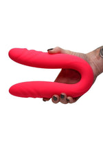 Load image into Gallery viewer, Inmi 7x Double Down Rechargeable Silicone Double Dildo with Remote Control