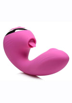 Load image into Gallery viewer, Inmi Shegasm Licking G-Throb Rechargeable Silicone Rabbit Vibrator - Pink