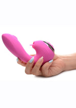 Load image into Gallery viewer, Inmi Shegasm Licking G-Throb Rechargeable Silicone Rabbit Vibrator