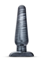 Load image into Gallery viewer, Jet Plug Butt Plug - Large - Carbon Metallic - Black